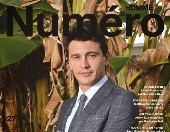 James Franco su Numero homme