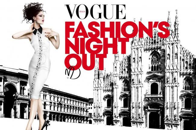 Vogue Fashion's Night Out a Milano