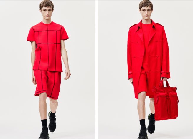 il rosso esplosivo di Christopher Kane