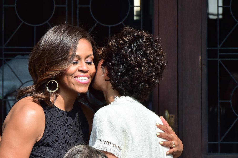 Michelle Obama e Agnese Landini