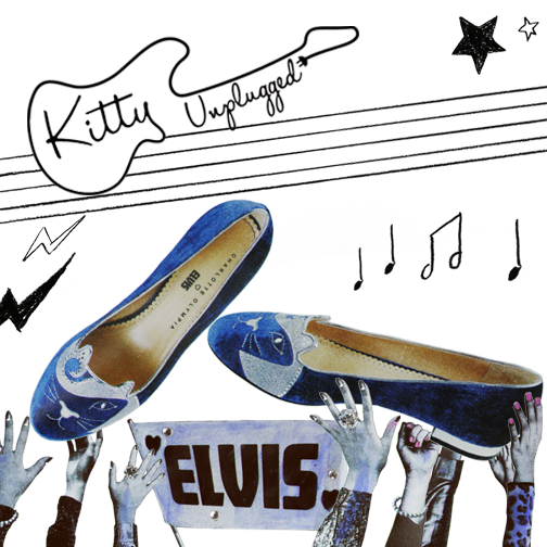 Ballerine Charlotte Olympia Kitty Unplugged dedicate ad Elvis Presley