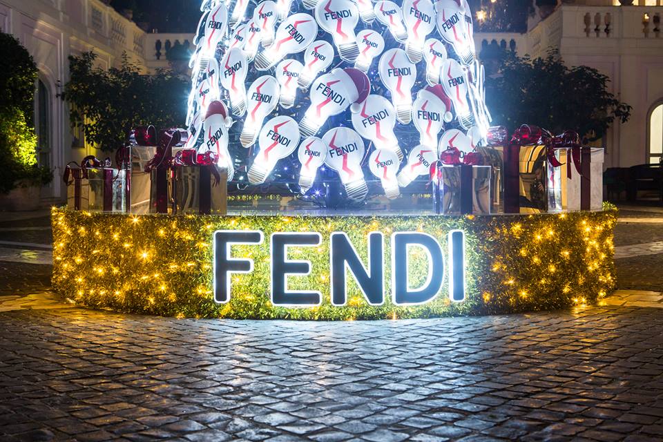 L'albero di Natale 2015 di Fendi