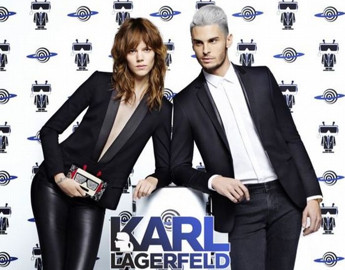 due top model per Karl Lagerfeld
