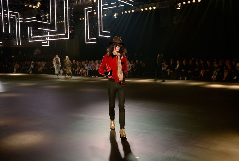 Saint Laurent, sfilata uomo-donna autunno-inverno 2016-2017 a Los Angeles