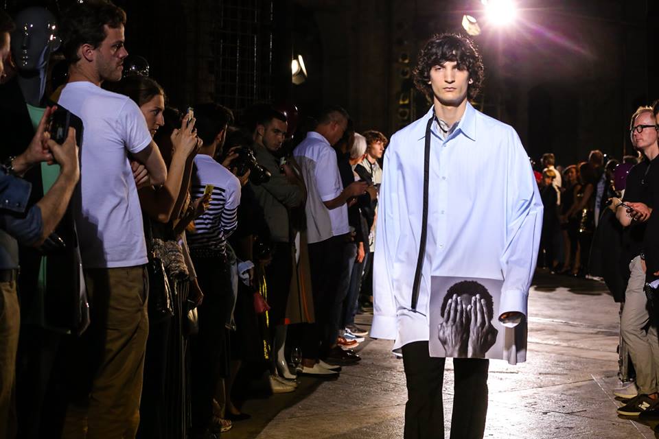 sfilata "Florence Calling" di Raf Simons