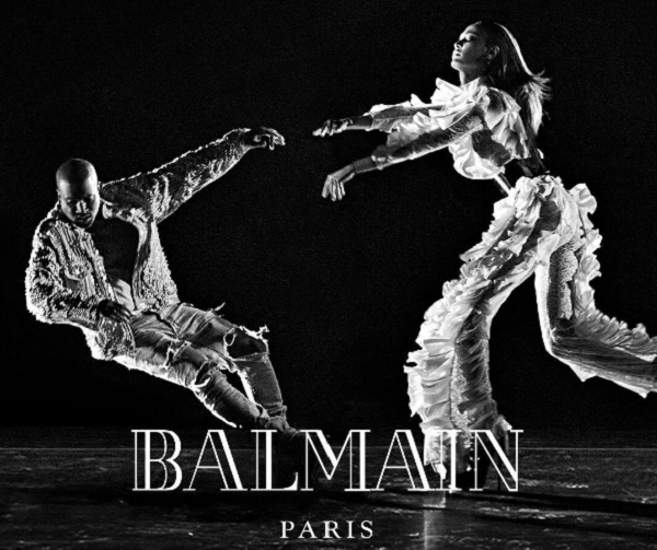 Balmain con Kanye West