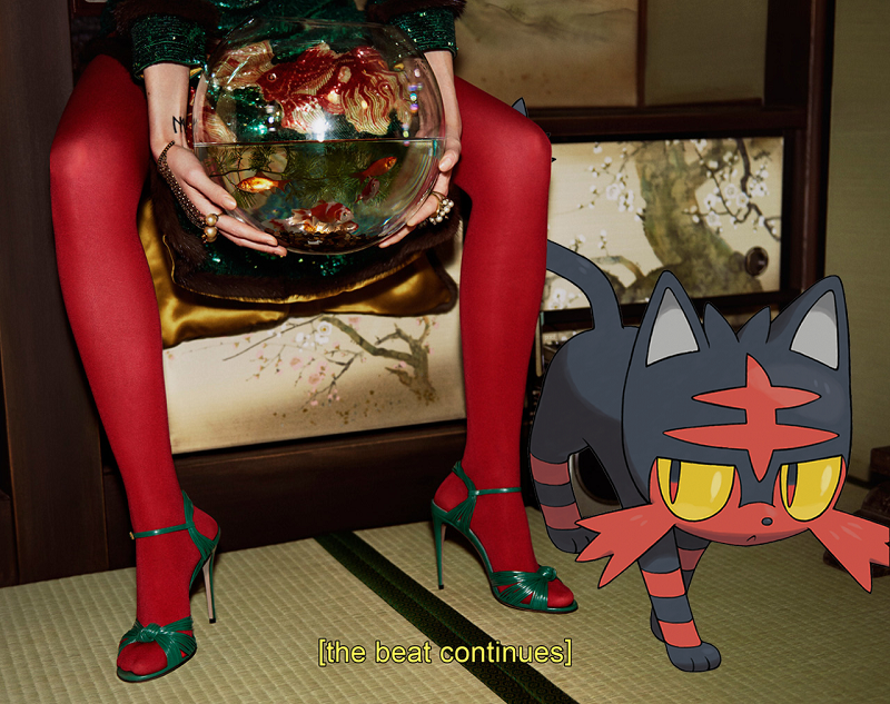 Pokemon Go nelle campagne autunno-inverno 2016-2017: Gucci