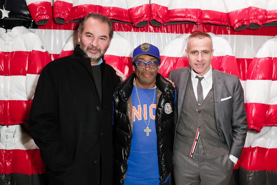 Remo Ruffini, Moncler Chairman con Spike Lee e Thom Browne