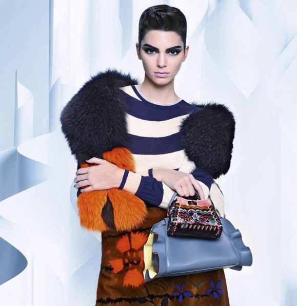 Kendall Jenner Fendi campagna inverno 2017