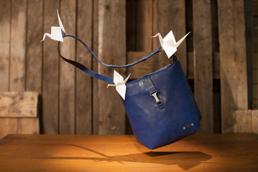 Borse Freitag, la bucket bag R124 Bird Blue