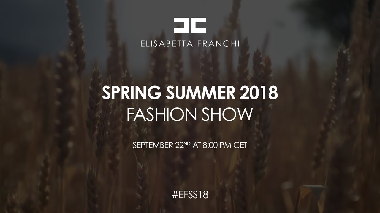 sfilata Elisabetta Franchi Milano Moda Donna primavera-estate 2018 live streaming