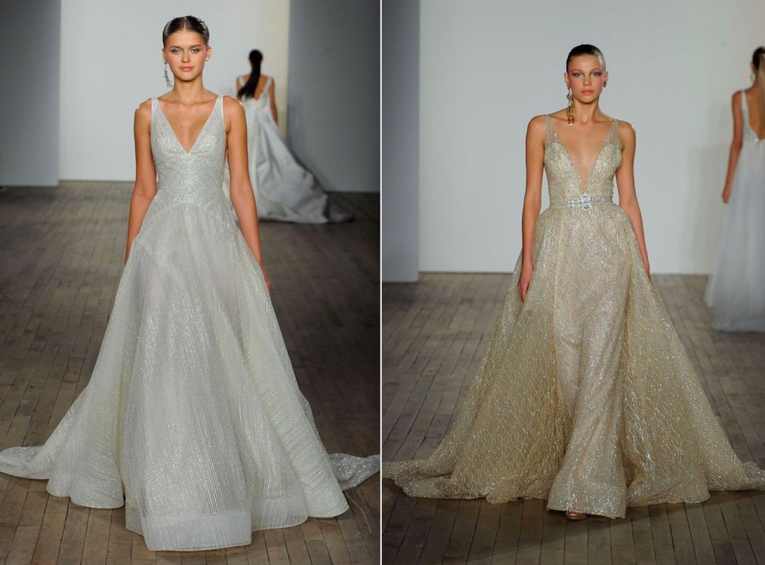 Abiti da sposa Lazaro collezione primavera 2019