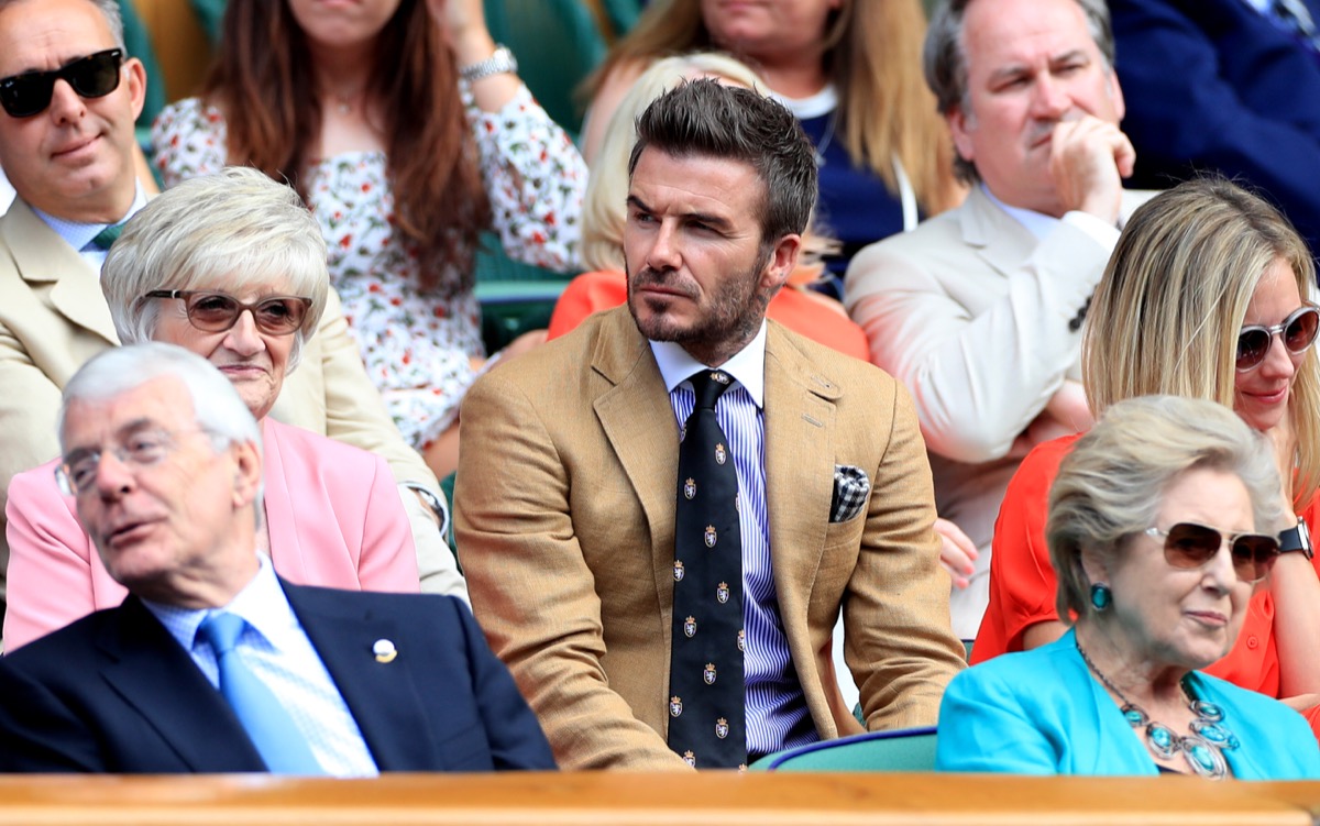 David Beckham look Wimbledon 2019