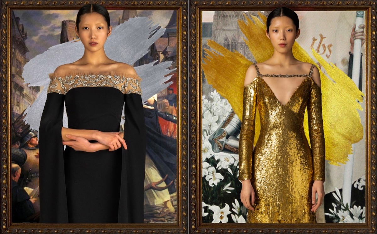 Reem Acra collezione abiti da sera linea Autunno 2019