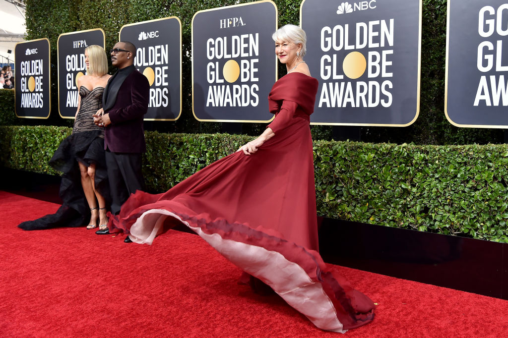 Helen Mirren in Dior Haute Couture