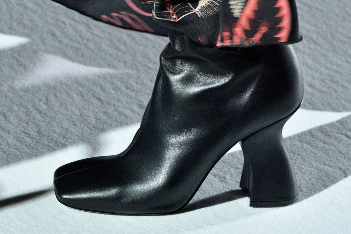 Paris Fashion Week - Dries Van Noten, scarpe nere tacco
