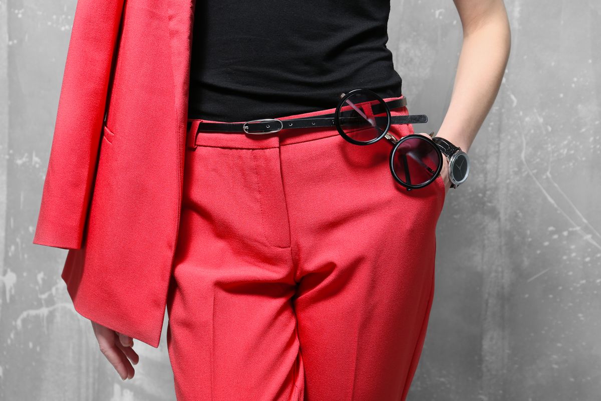 Completo giacca pantalone rosa/fucsia