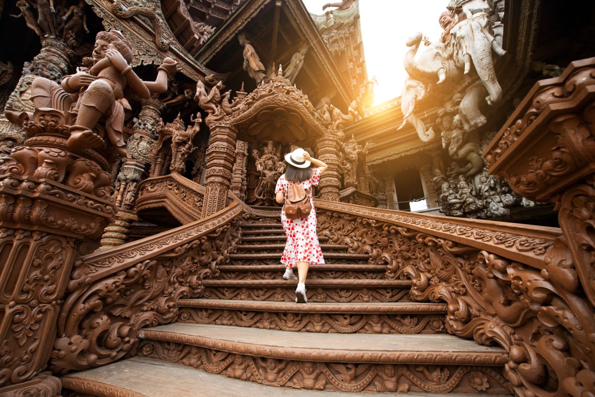 Santuario della verita di Pattaya, Thailandia