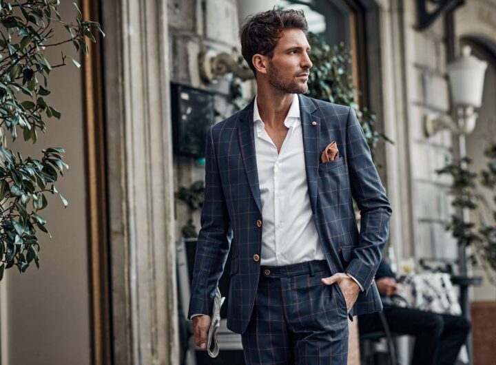 Uomo in abito elegante.
