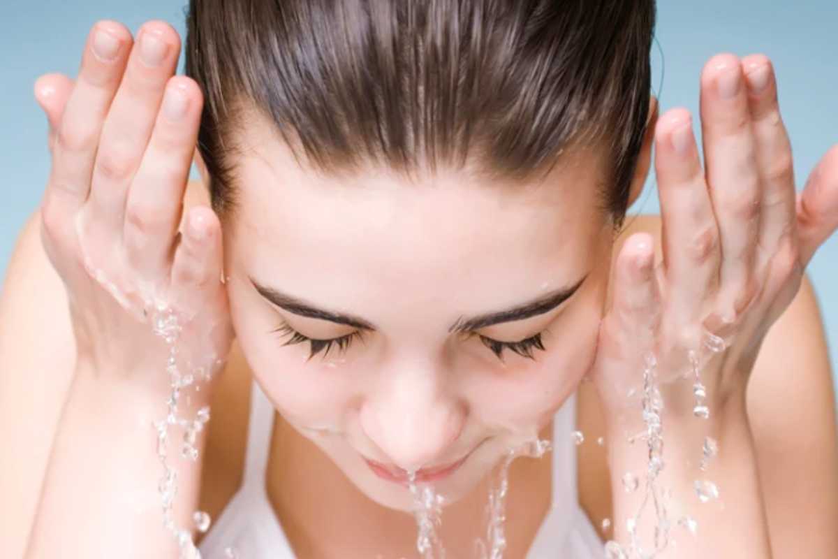 Lavare viso