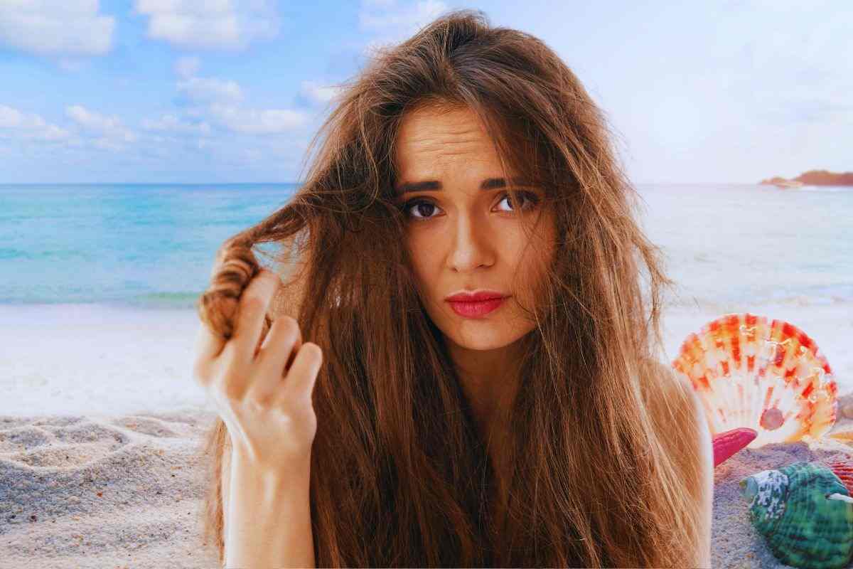 capelli aridi dopo l'estate