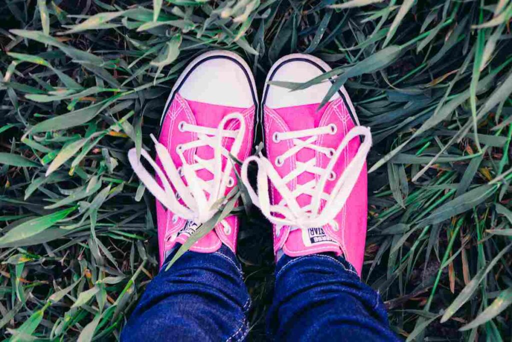 sneakers nuove lavare