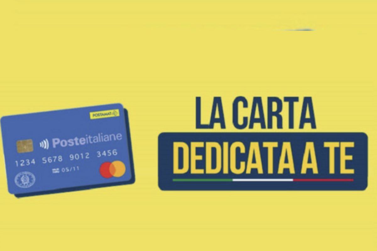 Le Poste Italiane stanno provvedendo alla consegna delle nuove carte ai beneficiari individuati dai Comuni,