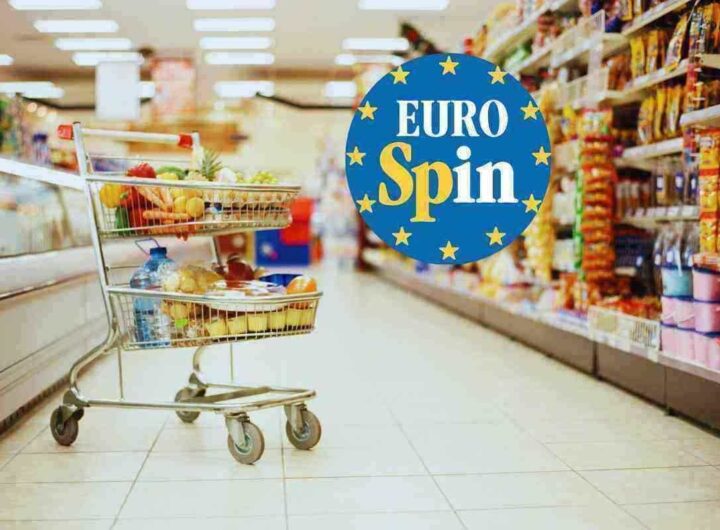 Eurospin fuori controllo, carrello pieno con 1 euro
