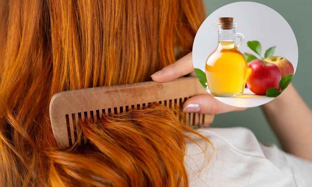 capelli più forti e luminosi con il risciacquo acido