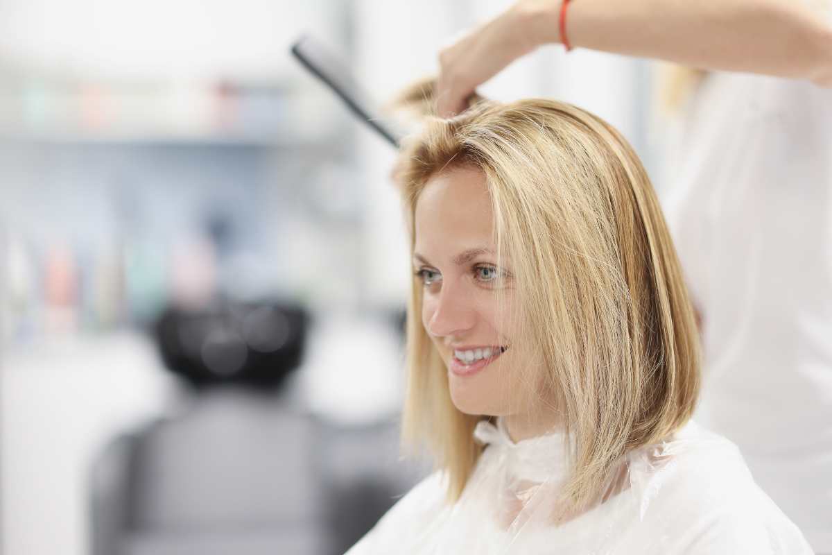 Il biondo di tendenza