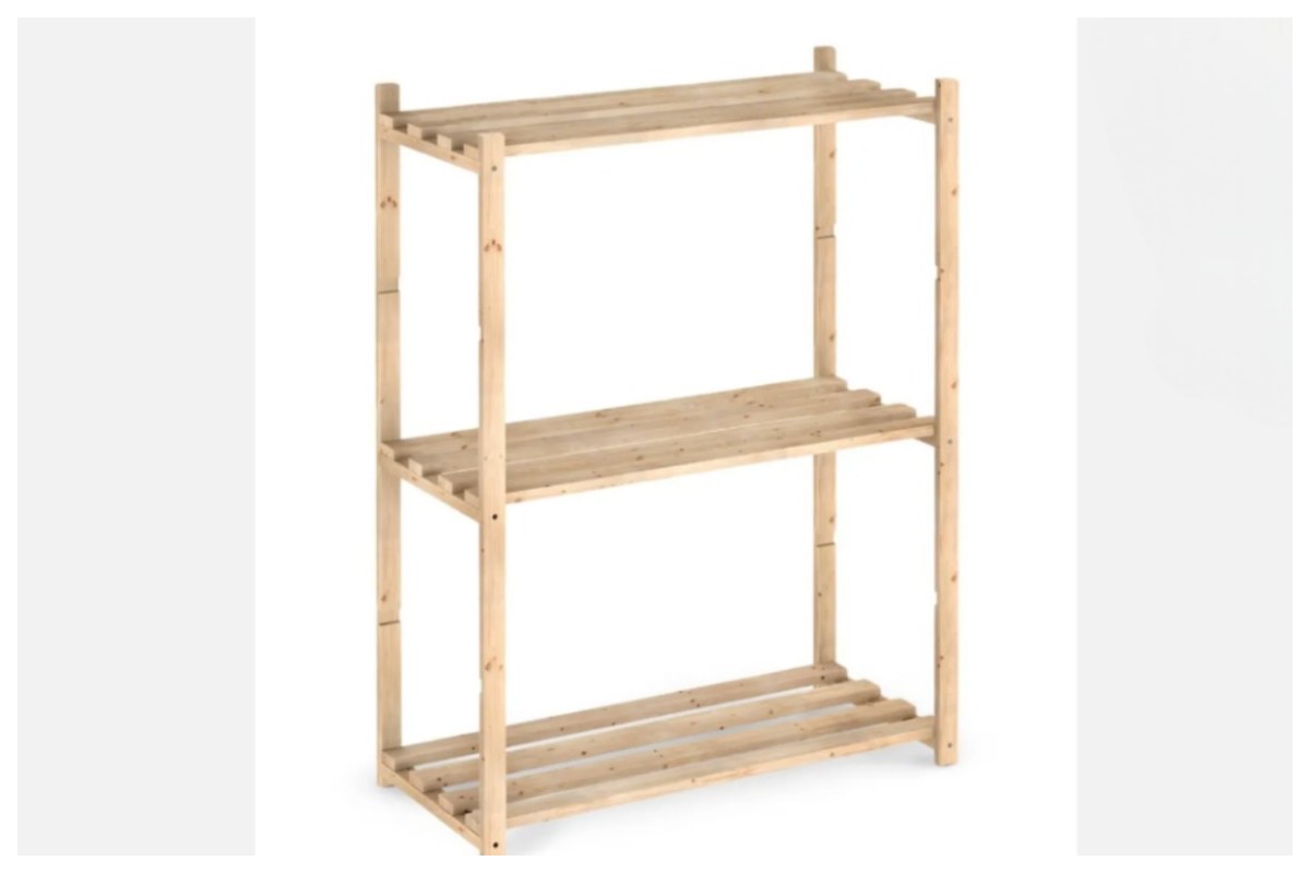 scaffale legno promo