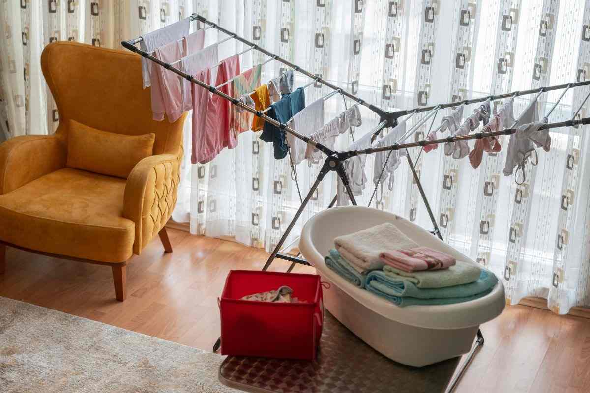 Come trasformare uno stendino in un'asciugatrice