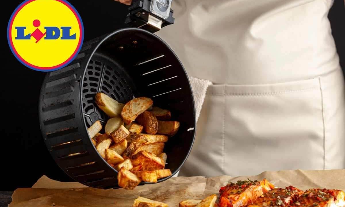 Lidl, la friggitrice ad aria con funzioni plus costa meno della metà