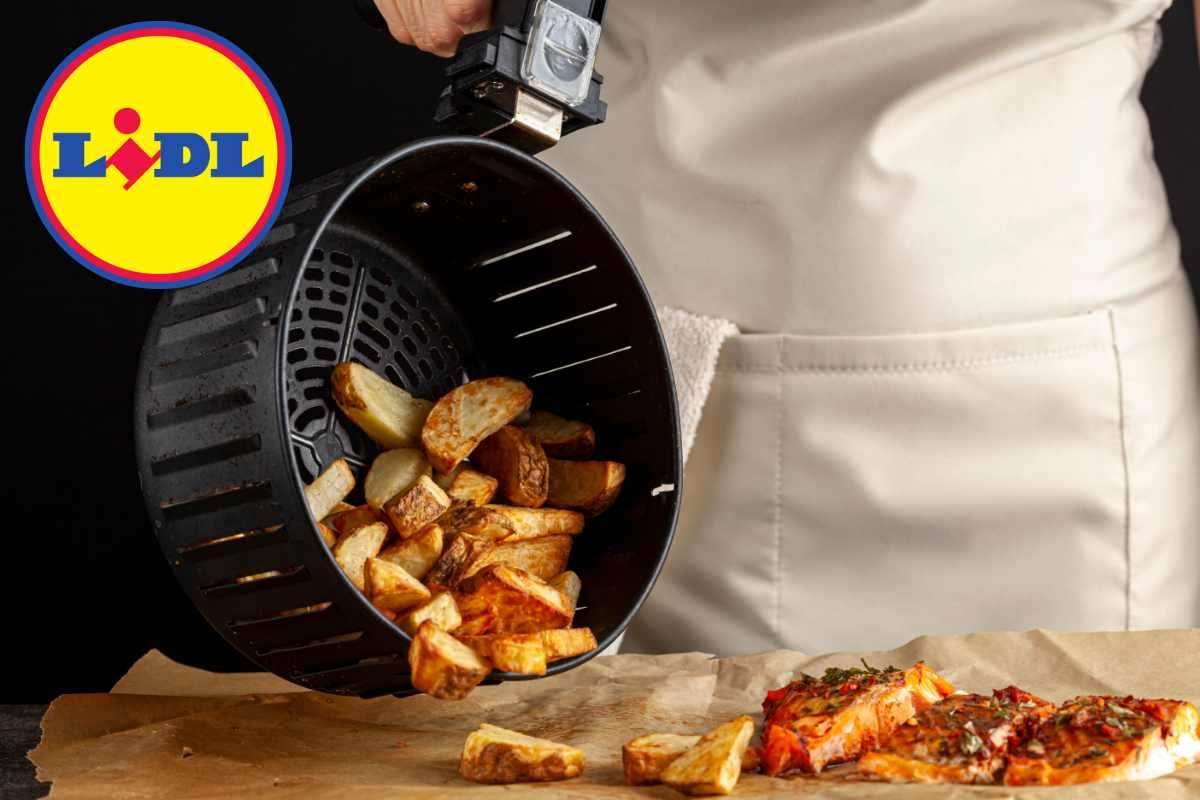 Lidl, la friggitrice ad aria con funzioni plus costa meno della metà