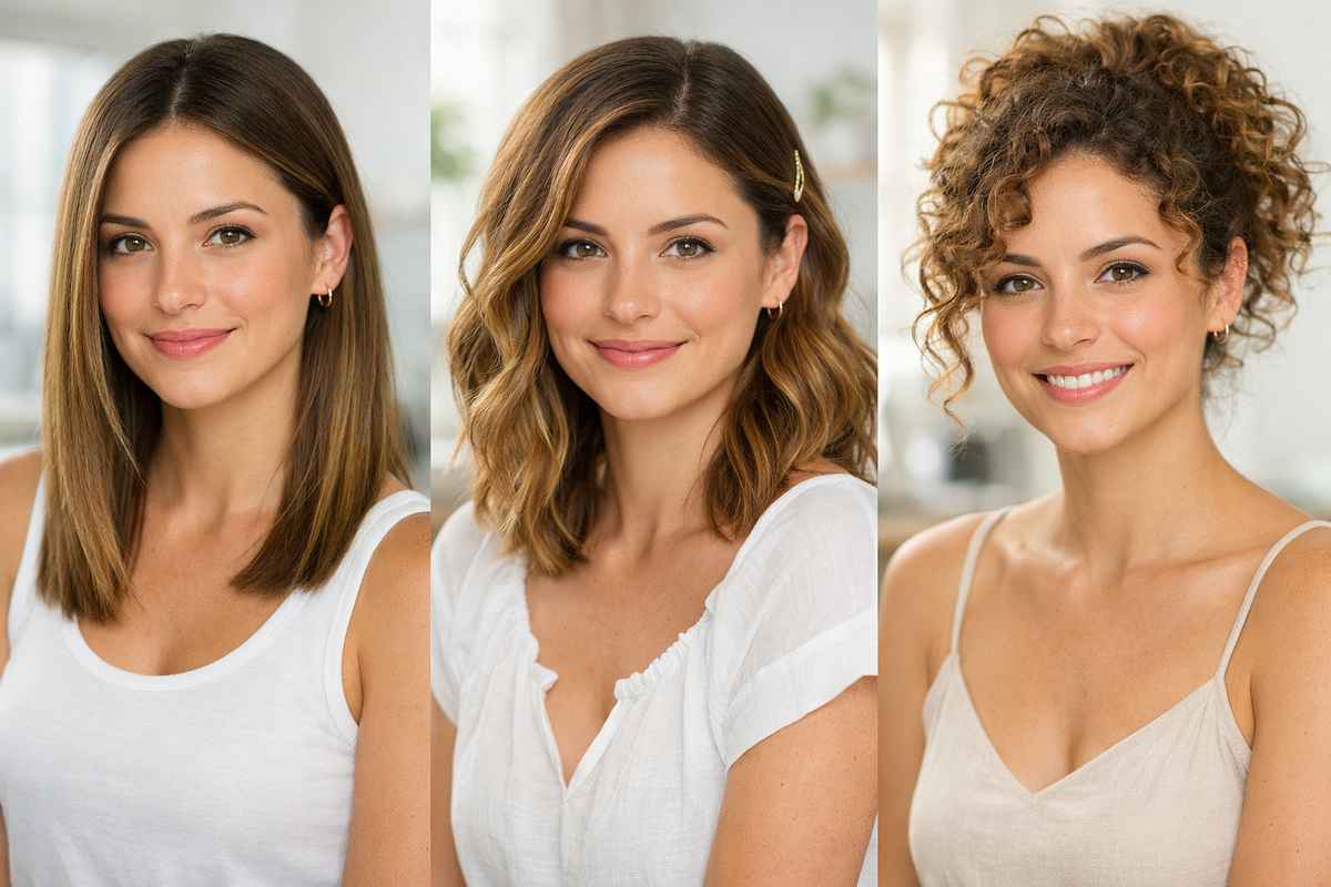 Capelli lisci, mossi o ricci: il taglio anti-caldo cambia in base alla texture