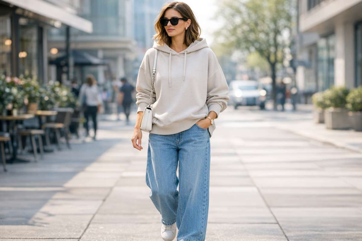 Come indossare la felpa: 4 outfit casual e trendy da copiare subito