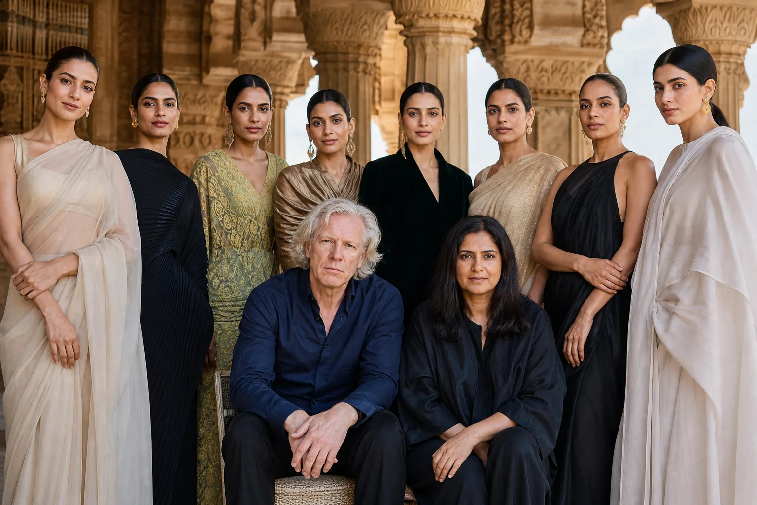Calendario Pirelli 2027: Sølve Sundsbø e Avani Rai raccontano l'India con Freida Pinto e Aditi Rao Hydari