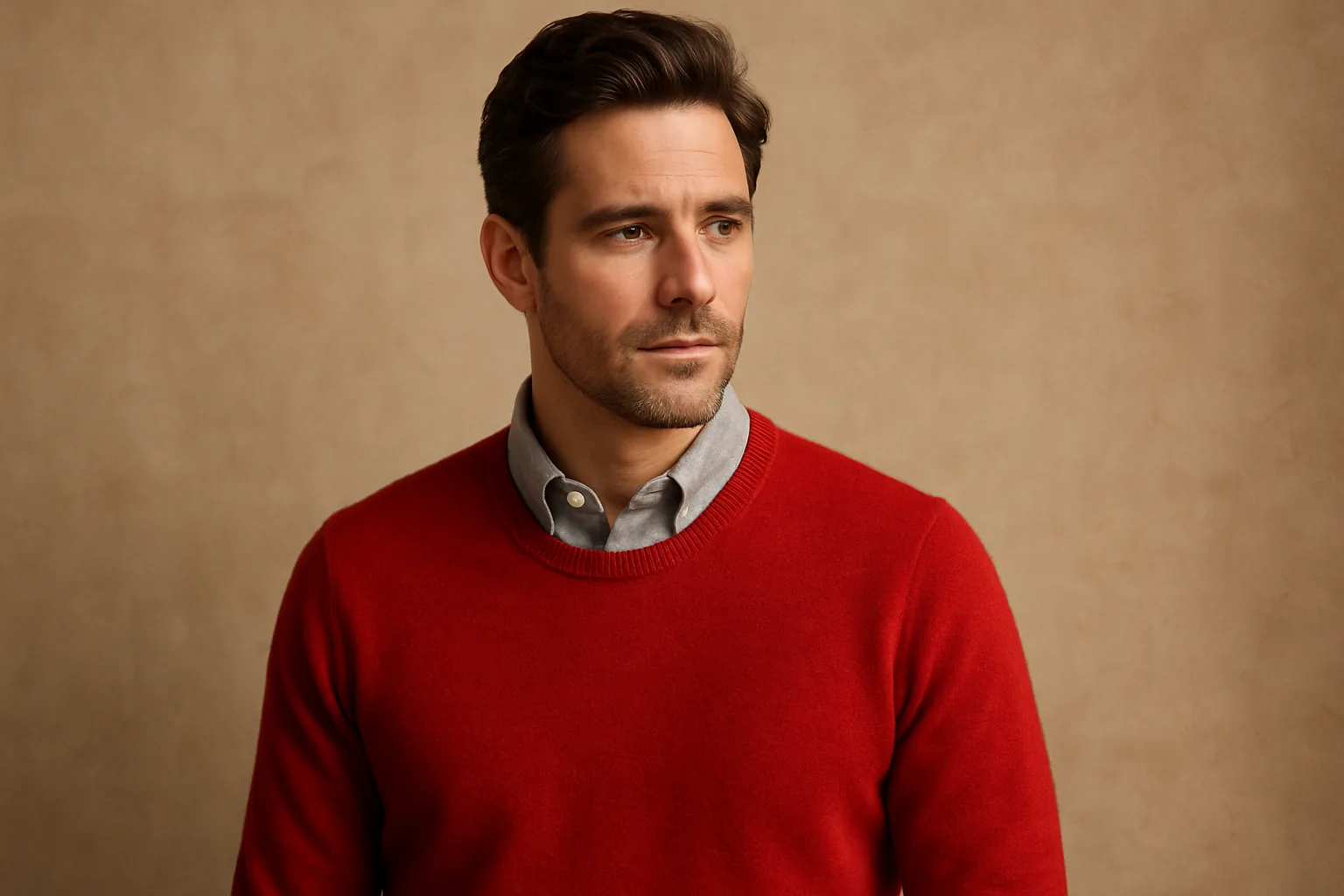 Camicia e maglioncino: l'abbinamento classico autunnale