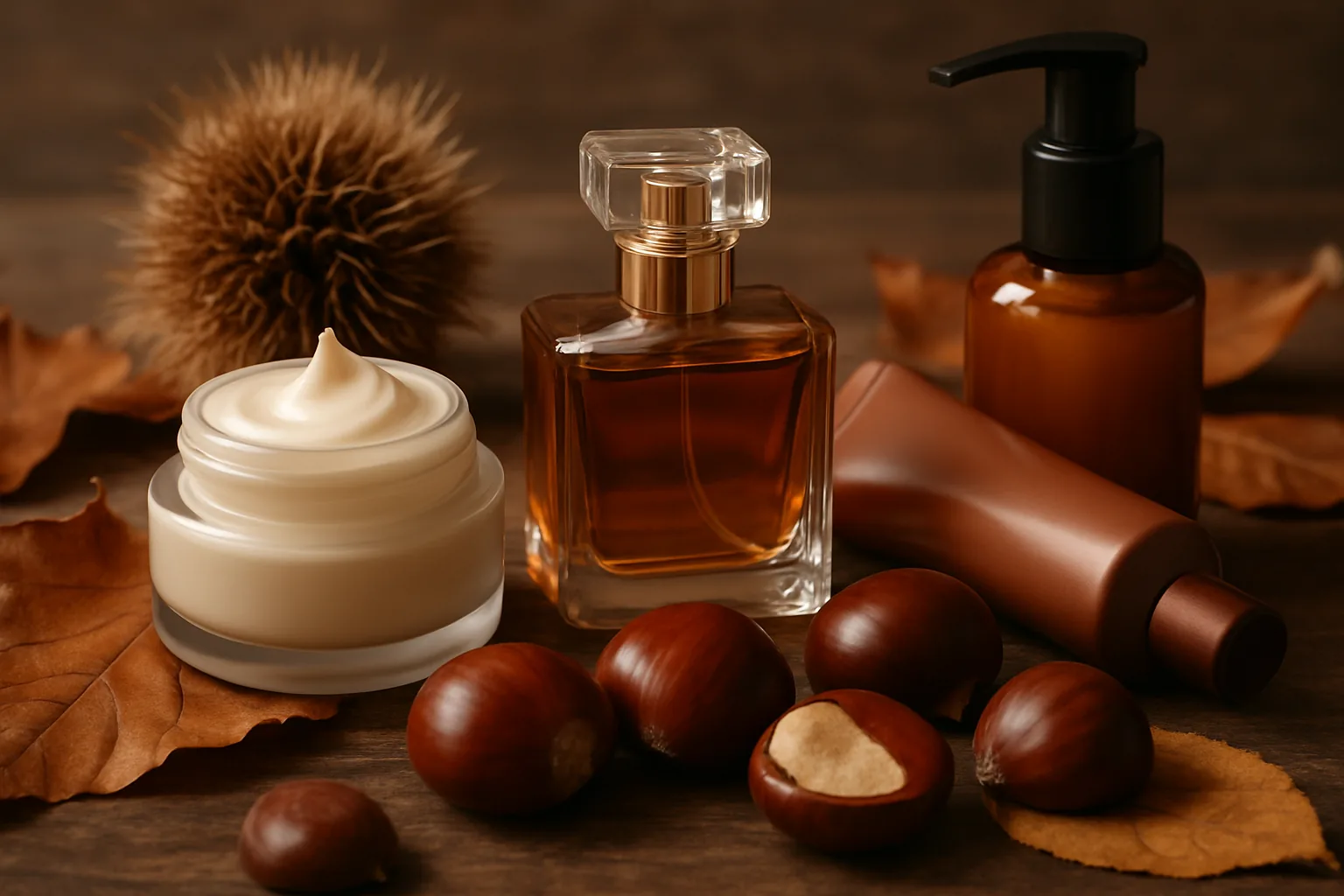 Cosmetici e profumi alla castagna: come l'autunno trasforma la bellezza