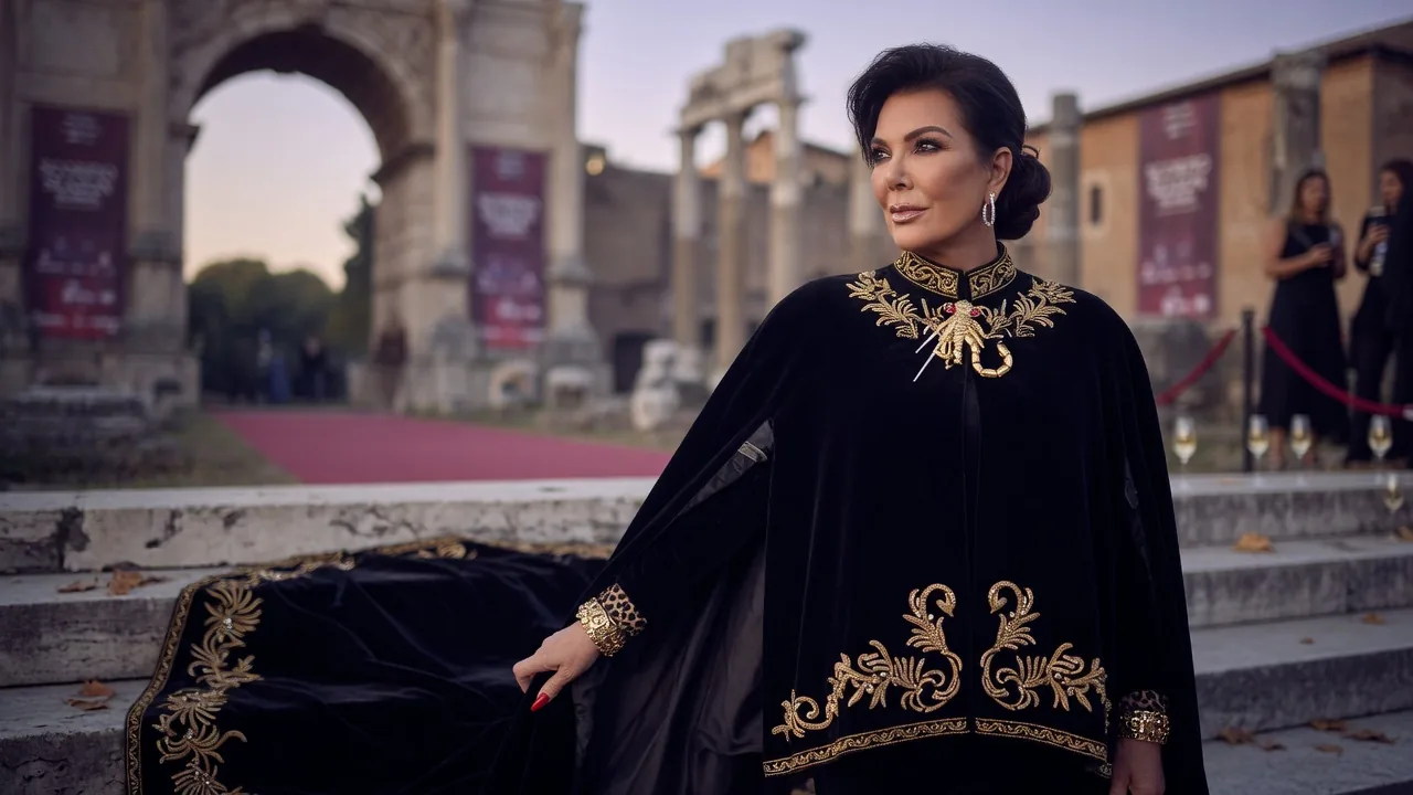 Kris Jenner alla Festa del Cinema di Roma con la cappa di Liz Taylor: come indossare l'eredità