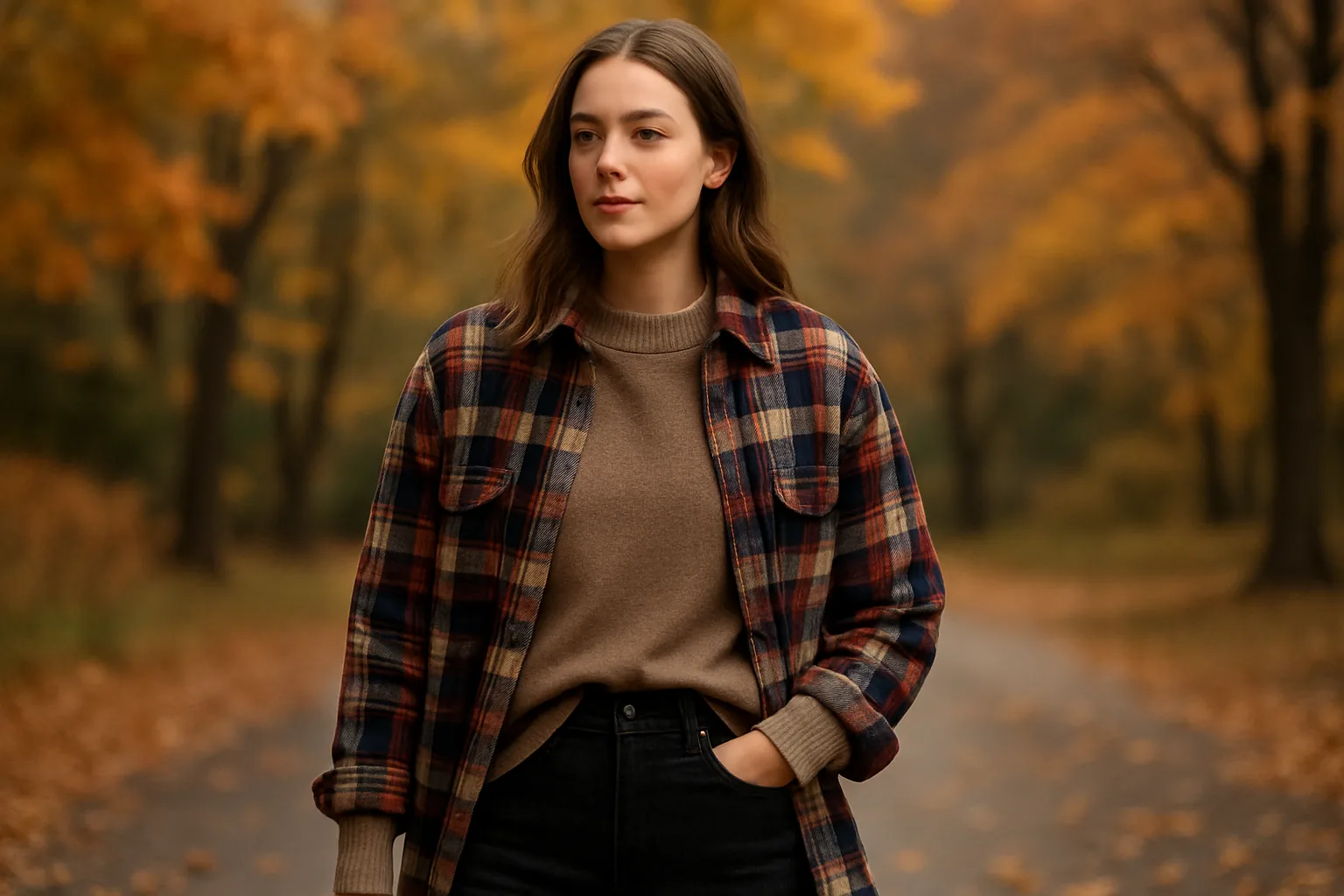 Camicia a quadri: 7 outfit con layering strategico per l'autunno
